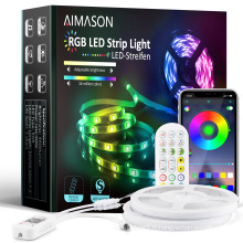 Outdoor Flexible 3528 5050 SMD 100M Waterproof Wifi Smart RGB Led Strip Led Strip Lights Led Light Strip With APP Controlled